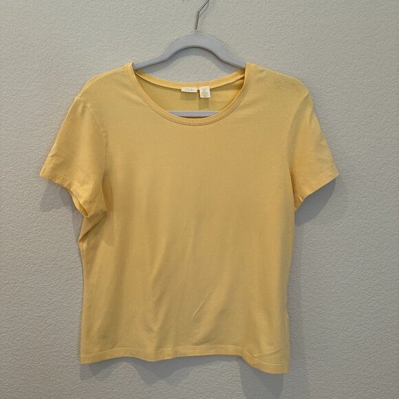 Caslon Yellow Short Sleeve Top - Picture 1 of 3